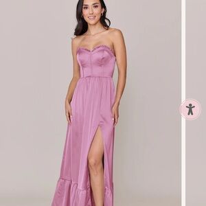 Revelry Valentina Satin Dress